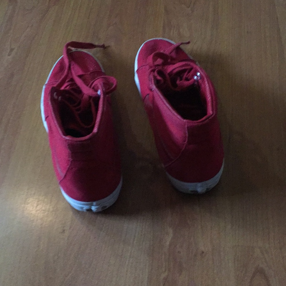 Women vans high top   Red